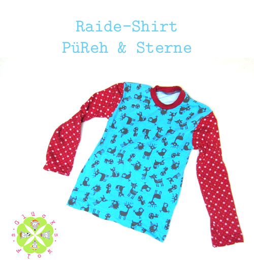 Raide-Shirt mit PReh & Sternen