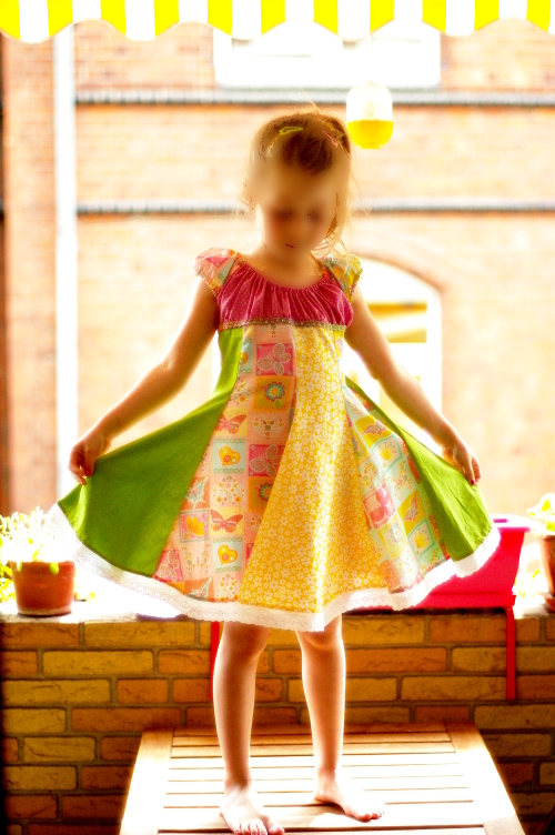 Elodie als Patchworkkleid