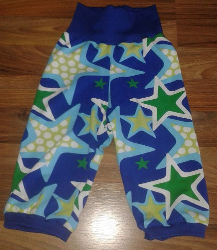 Sommerhose Sterne blau