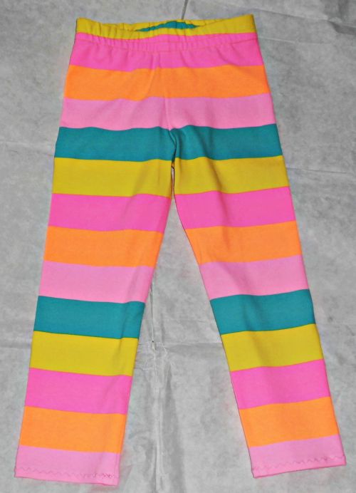 Legging aus Neonstoff