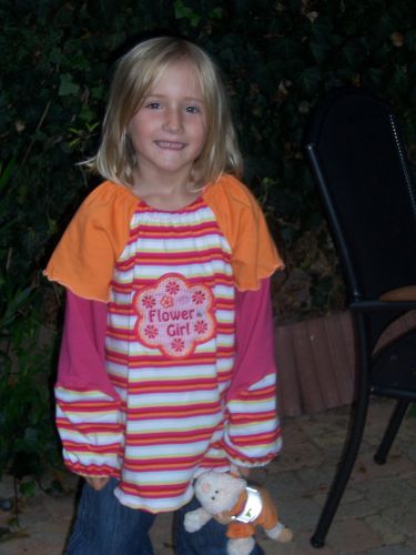 Hannah im Ringelmix...