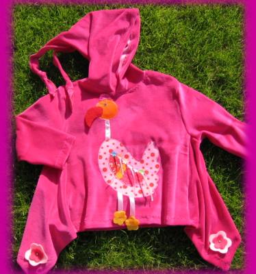 Flamingo-Zipfelpulli