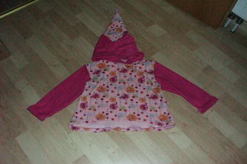 Zipfelpulli rosa-pink
