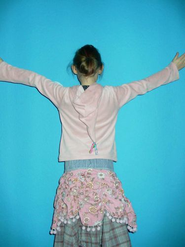 Mausi-Pullover hinten