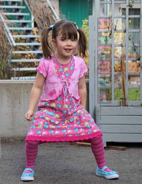 zwei-in-eins Kleid
