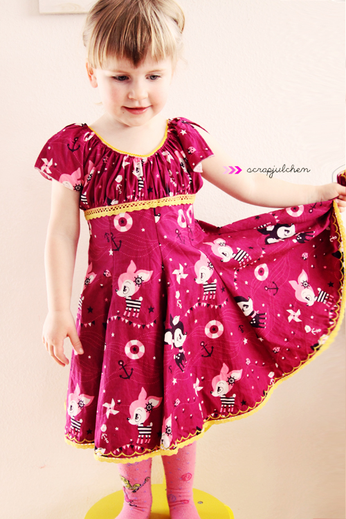 Elodie mit Flatterrmelchen