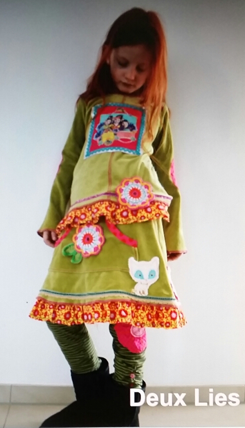 Shirt Kaya + bequemes Rckchen Farbenmix
