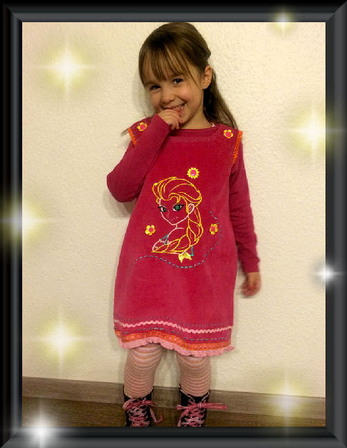 Eisknigin Kleid 1.