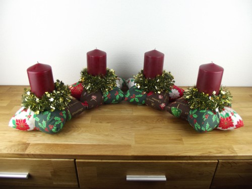 Adventskranz "Sternenhimmel"