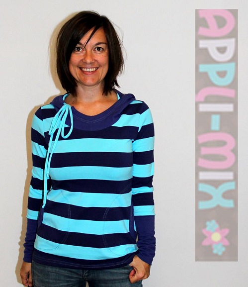 Lieblings-Blockstreifen-Hoodie