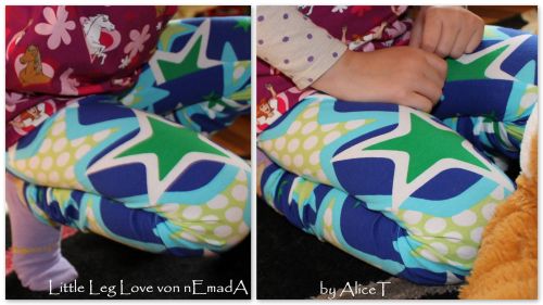 Little leg love blaue Sterne