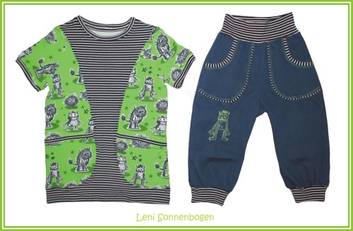 Ben und Frida Gekritzel ...