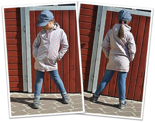 Frhlingsjacke mit Punkten