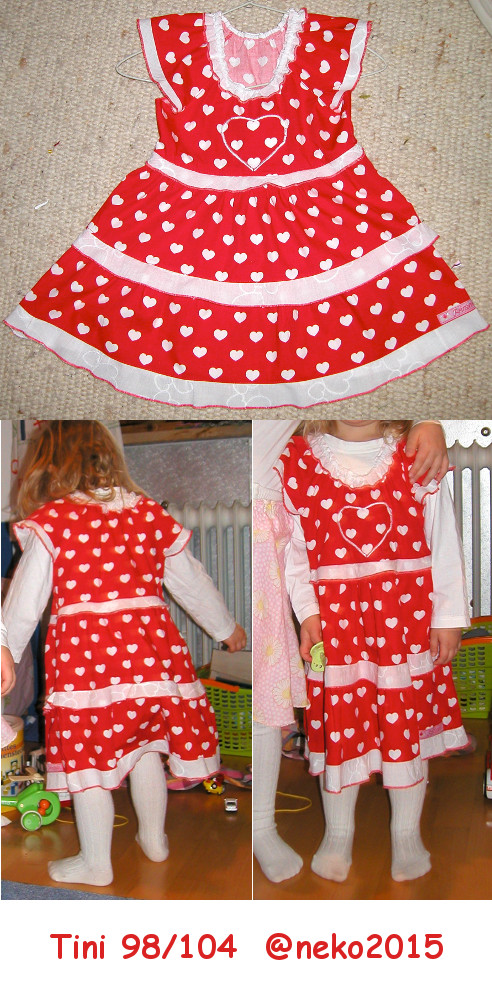 Herzchen-Tini Kleid