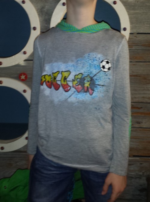 Shirt bemalt mit
