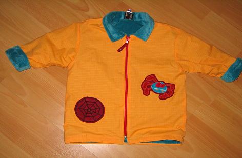 Witzige Spinnenjacke