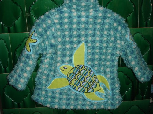 Meeresjacke von hinten