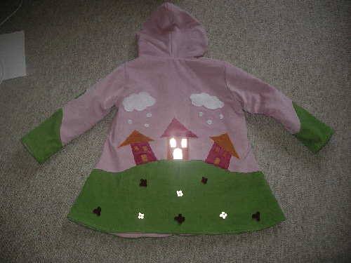 Winterjacke von hinten...