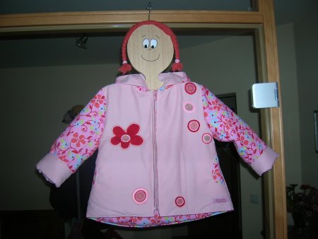 bergangsjacke von vorne ...