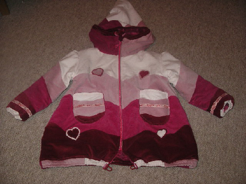 Winterjacke im  "Farbverlauf"