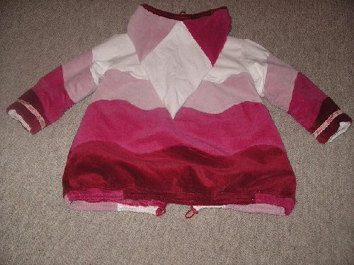 Winterjacke von hinten...
