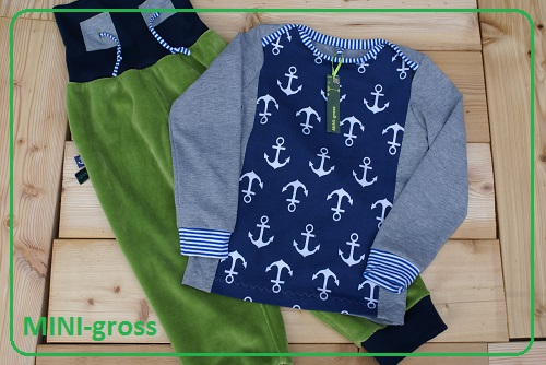 Kuschelkombi aus Nicki und weichem Jersey
