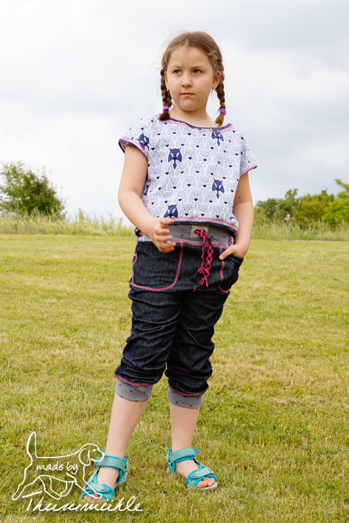Ivy aus Jeans-Jersey