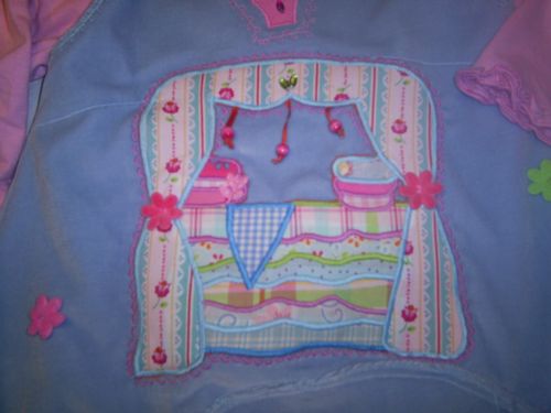 Greetje als Kleid m.Prinzessin auf der Erbse Bett