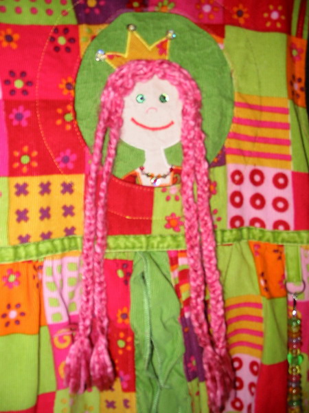 detail kr�meltasche prinzessin