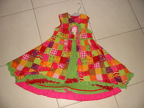 bizzkidskleid mit krmeltasche prinzessin