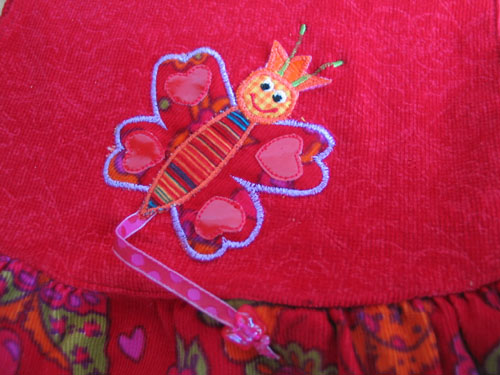Schmetterlingskleid Detail