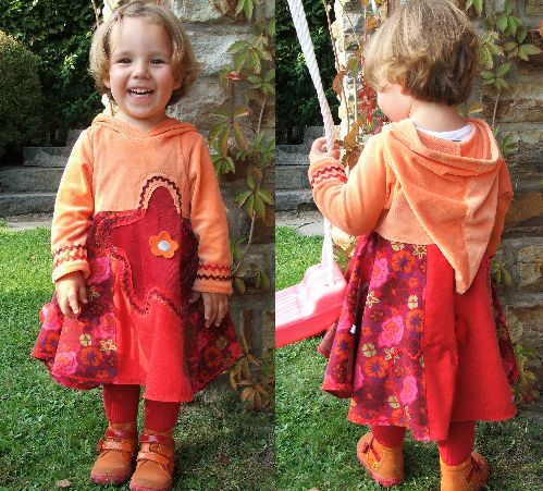"Hier mein Kleid!"