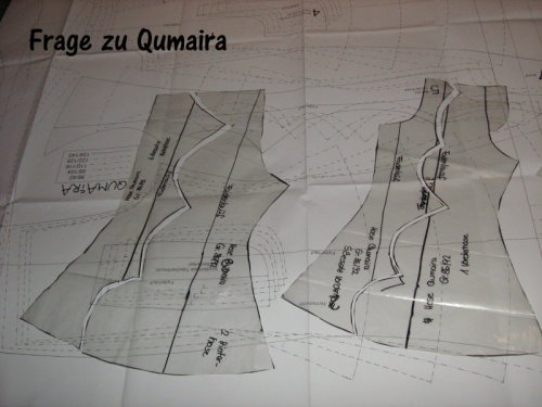 Qumaira - Hosenbeine zusammensetzen statt doppeln?