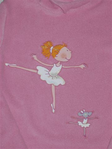 Ballerina im Detail