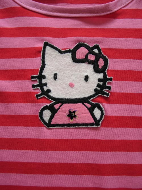 Hello Kitty Appli aus Filz