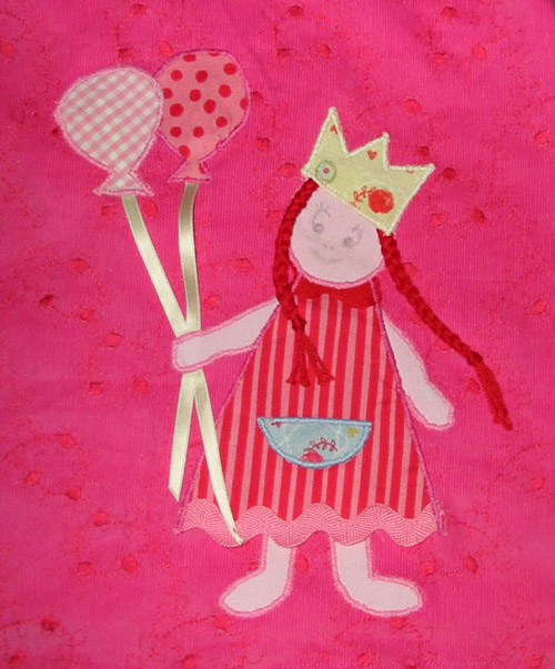 Prinzessin mit Ballons