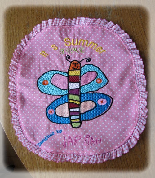 Ein Kinderbild als Vorlage fr eine Stickdatei