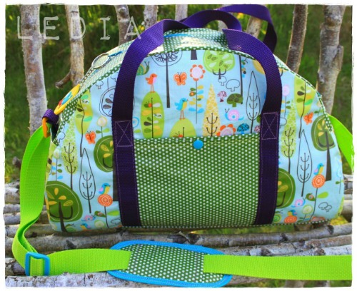 Weekender als Wickeltasche mit vielen Extras...