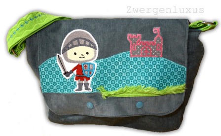 Kitatasche mit Wechselklappen