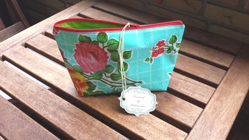 sommerliche Kulturtasche / Windeltasche