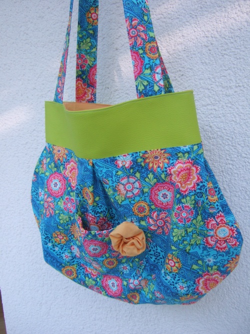 Leuchtend bunter Shopper