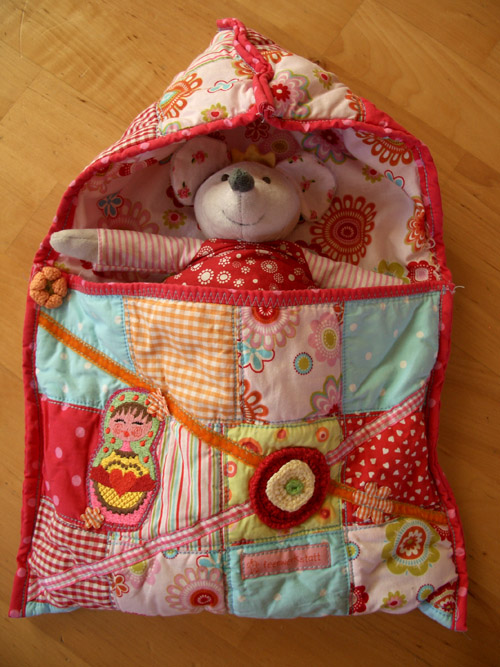Eine Schlafsack f�r die M�useprinzessin....