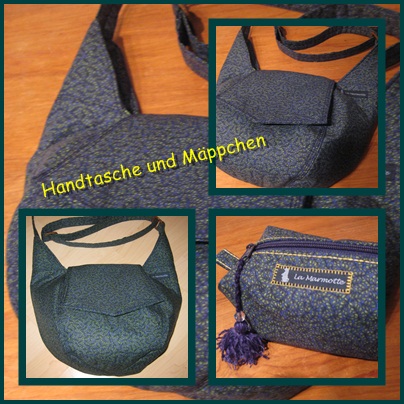 Blaues Wunder - Tasche und M�ppchen