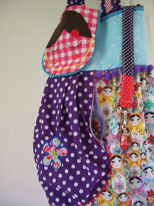 Matroschka Shopper mit Bauchtasche