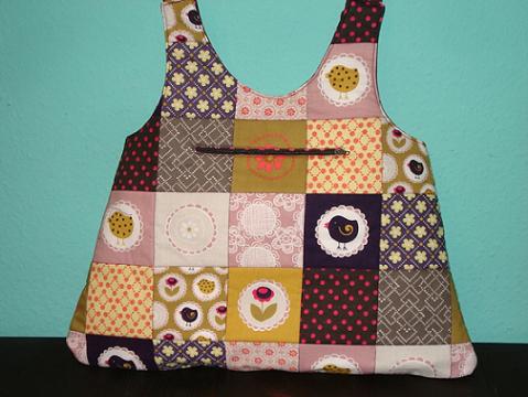 romantische Patchtasche