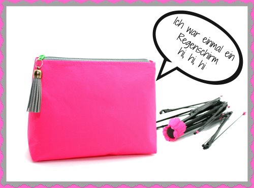 Upcycling - Aus Regenschirm wird Kosmetiktasche