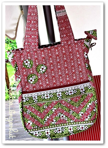 Chevron Schultertasche