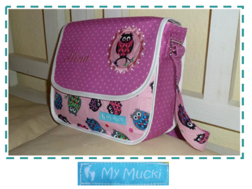 Kindergartentasche Eulen