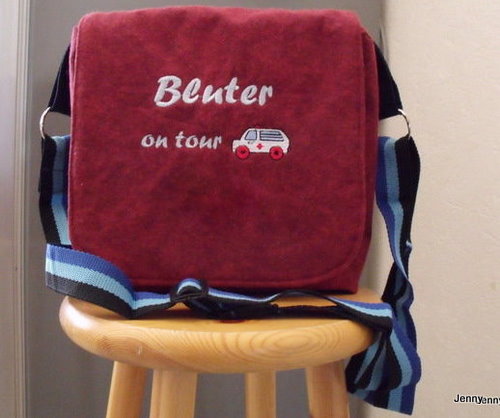 Khltasche selbstgenht und entworfen ...