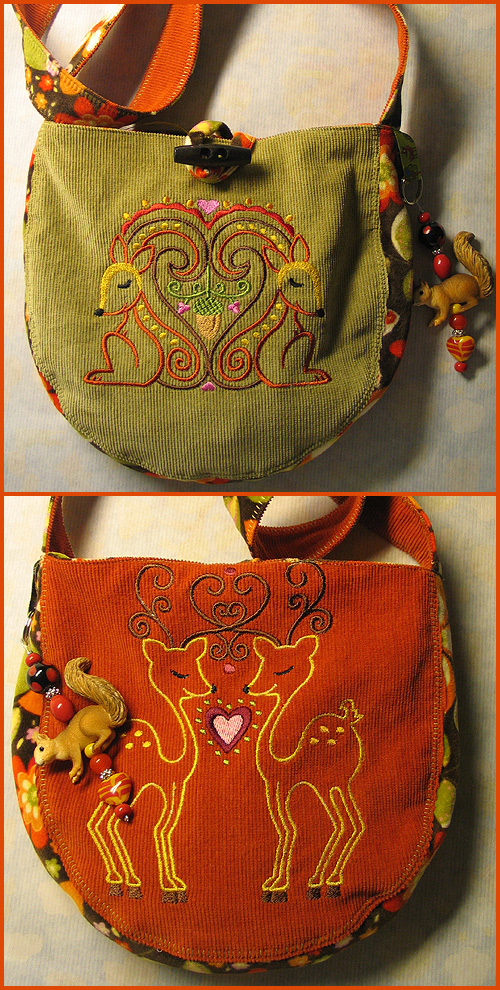 Tasche mit ....Spiegelwald